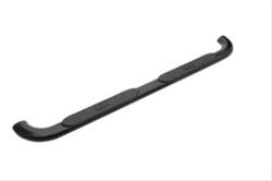 Nerf bar, Platinum Series, Oval, Steel, Black Gloss Powdercoated, 4.000 in. Diameter, Cab Length, MegaCab, Dodge, RAM, Pair