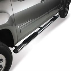 Step Bars, Nerf Bars, Oval Tube, Stainless Steel, Polished, for use on Honda®, Dodge, Ram, Ford, Nissan, Pair