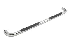 Step Bars, Nerf Bars, E-Series, Stainless Steel, Polished, 3 in. Diameter, for use on Honda®, Pair