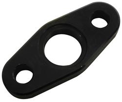 Turbo Drain Flange Adapter, Aluminum, Black Anodized, 7/8-14 in. Female Thread, Each