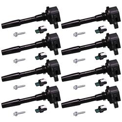 Ignition Coils, Hi-Energy, 50mJ, Ford, Coyote, Set of 8