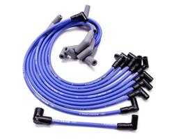 Spark Plug Wires, 9mm, Blue, Spiral-Wound, 135 Degree Boots, Ford, Lincoln, Mercury, Small Block, Set