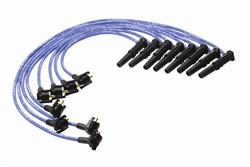 Spark Plug Wires, Spiral Wound, 9mm, Blue, 135 Degree Boots, Ford, 4.6L, V8, Set