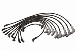 Spark Plug Wires, Spiral Wound, 9mm, Black, 135 Degree Boots, Ford, Lincoln, Mercury, 5.0/5.8L, V8, Set