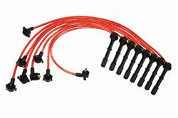 Spark Plug Wires, Spiral Wound, 9mm, Red, 135 Degree Boots, Ford, 4.6L, 32 Valve, V8, Set