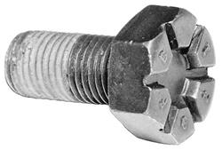 Ring Gear Bolts, Hex, 12mm x 1.25 Thread, Steel, Natural, Ford 8.8 in. IRS, Set of 10