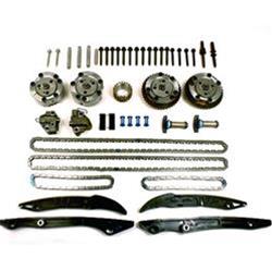 Timing Chain and Gear Sets, Camshaft Drive Kit, Tensioners, Guides, Chains, VCT Phasers, Hardware, Ford, Mustang, 5.0L Gen 1, Kit