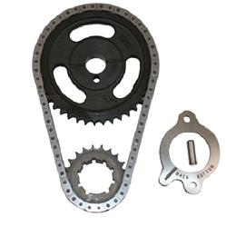 Timing Chain and Gear Set, Double Roller, Ford, Small Block, 1-Piece Eccentric, Set