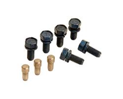 Pressure Plate Bolts, Hex Head, Dowel Pins, Steel, Natural, Ford, 5.0L, Kit