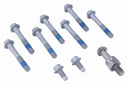 Bellhousing Bolts, Hex, Steel, Nickel Plated, for Use with FMS-M-6392-M46 Only, Ford, 4.6L, 5.4L, Kit