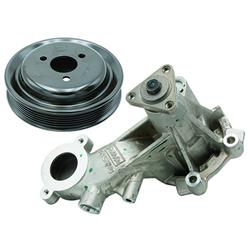 Water Pumps, Mechanical, High-volume, Aluminum, Natural, Clockwise Rotation, Ford, 5.0L, 5.2L, Each