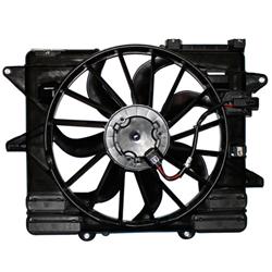 Fan, Cooling, Electric, Single, 3,286 cfm, 7 Blades, Black Plastic Shroud, Puller, Ford, Each