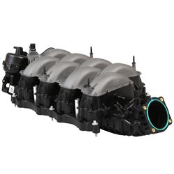 Intake Manifold, Performance, Aluminum, Composite Plastic, Black, Multi-Port, Ford, Modular, Each