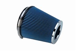 Air Filter Element, High Performance, Conical Flanged, Cotton Gauze, Blue, Ford, 4.6L, Each