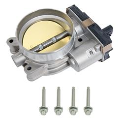 Throttle Body, 87mm, Aluminum, Natural, Bullitt, Ford, Each