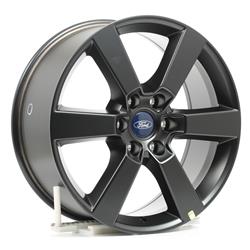 Wheel, F-150 Six-Spoke, Aluminum, Matte Black, 20 in. x 8.5 in., 6 x 135mm Bolt Circle, 6.299 in. Backspace