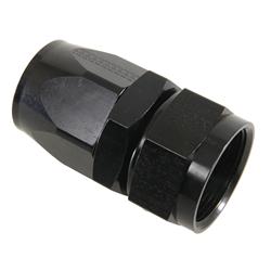 Fitting, Hose End, Series 3000, Straight, -20 AN Hose to Female -20 AN, Aluminum, Black Anodized, Each