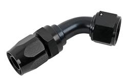 Fitting, Hose End, Reusable, 60 Degree, -12 AN Hose to Female -12 AN, Aluminum, Black Anodized, Each