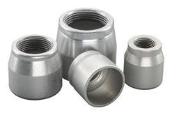 Hose End Component, Sport-Crimp Series Race Hose End Replacement Collar, -8 AN Female Threads, Straight, Aluminum, Natural, Each