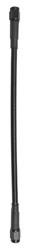 Brake Hose, P.T.F.E, Braided Stainless Steel, Black Cover, Straight, 30 in., -3 AN Female, -3 AN Female, Black Fittings, Each