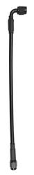 Brake Hose, P.T.F.E, Braided Stainless Steel, Black Cover, 90 Degree, 40 in., -3 AN Female, -3 AN Female, Black Fittings, Each