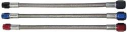 Hose, Braided Stainless Steel, -4 AN Female End, Black, -3 AN Female End, Black, 8.50 in. Length, Each