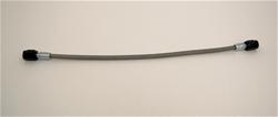 Brake Hose, P.T.F.E, Braided Stainless Steel, 90 Degree, 10 in., -4 AN Female, -4 AN Female, Each