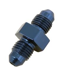 Fitting, Coupler, Union, AN to AN, Straight, Aluminum, Blue Anodized, -3 AN, -3 AN, Each