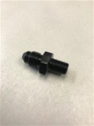 Fitting, Adapter, AN to NPT, Straight, Aluminum, Black Anodized, -3 AN, 1/16 in. NPT, Each