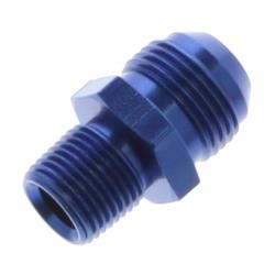 Fitting, Adapter, AN to NPT, Straight, Aluminum, Blue Anodized, -12 AN, 1/2 in. NPT, Each