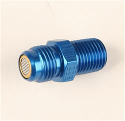 Fuel Filter, Nitrous Oxide, Aluminum, Blue Anodized, 1/4 in. Male NPT x -6 AN Male, Straight, Each