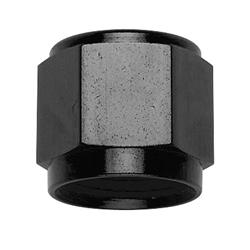 Fitting, Tube Nut, Female -10 AN, Aluminum, Black Anodized, Each
