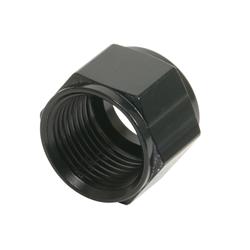 Fitting, Tube Nut, -12 AN, Aluminum, Black Anodized, Each