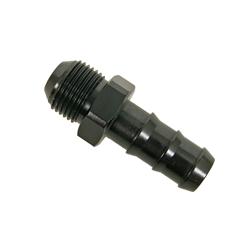 Fitting, Adapter, AN to Hose Barb, Straight, Aluminum, Black Anodized, -10 AN, 5/8 in. Hose Barb, Each