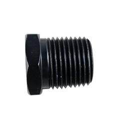 Fitting, Reducer, NPT to NPT, Straight, Aluminum, Black Anodized, 1/2 in. NPT, 1/4 in. NPT, Each