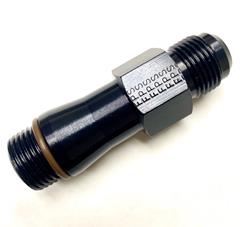 Fitting, Adapter, AN to NPT, Straight, Aluminum, Black Anodized, -10 AN, 7/8-14 in., Each