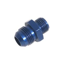 Fitting, Adapter, AN to Inverted Flare, Straight, Aluminum, Blue Anodized, -8 AN, 5/8-18 in. Inverted Flare, Each