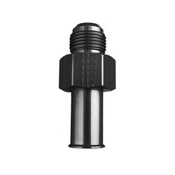 Fitting, EFI Adapter, Straight, Male -8 AN to Ford EFI, Aluminum, Black Anodized, Each