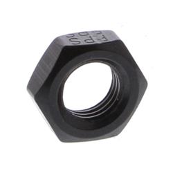 Fitting, Bulkhead Nut, -4 AN, Aluminum, Black Anodized, Each