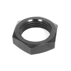 Fitting, Bulkhead Nut, -12 AN, Aluminum, Black Anodized, Each