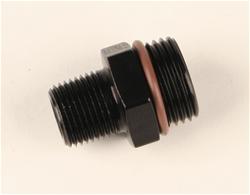 Fitting, Adapter, Straight Cut to NPT, Straight, Aluminum, Black Anodized, -10 AN, 3/8 in. NPT, Each