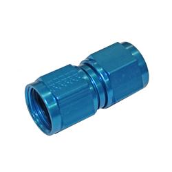 Fitting, Adapter, AN to AN, Straight, Aluminum, Blue Anodized, -10 AN, -10 AN, Swivel, Each