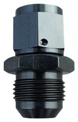 Fitting, Reducer, AN to AN, Straight, Aluminum, Black Anodized, -16 AN, -10 AN, Swivel, Each