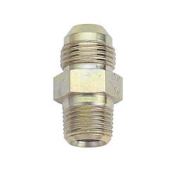 Fitting, Adapter, AN to NPT, Straight, Steel, Zinc, -6 AN, 1/4 in. NPT, Each