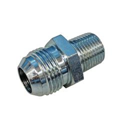 Fitting, Adapter, AN to NPT, Straight, Steel, Zinc, -12 AN, 1/2 in. NPT, Each