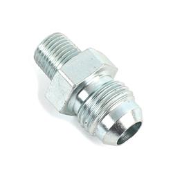 Fitting, Adapter, AN to NPT, Straight, Steel, Zinc, -6 AN, 1/8 in. NPT, Each