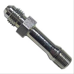 Fitting,  Gauge Adapter, Straight, Male -4 AN to Female 1/8 NPT, Steel, Each