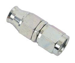 Fitting, Hose End, P.T.F.E., Straight, -4 AN Hose to Female -4 AN, Steel, Zinc Plated, Each