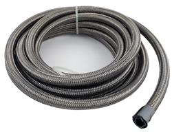 AN Hose, 6000 Series, PTFE Lined, Braided Stainless Steel, -8 AN, 15 ft. Length, Each