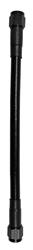 Hose, PTFE Lined, Braided Stainless Steel, 24 in. Length, -8 AN Straight Fittings, Female Threads, Each